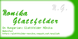 monika glattfelder business card